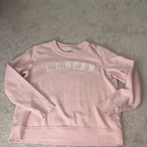 L.L. Bean Light Pink Crewneck Sweatshirt